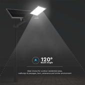 Kép 8/15 - V-TAC Napelemes utcai térvilágító, 3500 Lumen, hideg fehér, Bridgelux SMD LED - SKU 10229