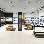 V-TAC négyzet GU10 2 foglalatos LED spotlámpa keret, fehér lámpatest - SKU 10298