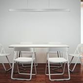 Kép 7/8 - V-TAC NEWLINE felületre szerelhető fehér lineáris lámpatest, 40W, természetes fehér - SKU 10138