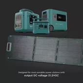 Kép 8/14 - V-TAC összecsukható és hordozható napelem áramfejlesztőkhöz, 160W - SKU 11566