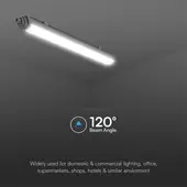 Kép 7/8 - V-TAC polikarbonát LED lámpa 120cm 36W IP65 hideg fehér 120 Lm/W (GT-Széria) - SKU 23388
