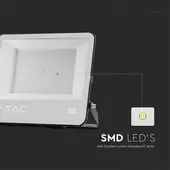Kép 3/9 - V-TAC PRO D-széria LED reflektor 200W hideg fehér 115 Lm/W, fekete ház - SKU 8849