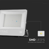 Kép 3/9 - V-TAC PRO D-széria LED reflektor 200W természetes fehér 115 Lm/W, fekete ház - SKU 8848
