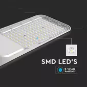 Kép 4/13 - V-TAC PRO utcai LED lámpa, térvilágító lámpatest 50W természetes fehér, 115 Lm/W - SKU 2120424