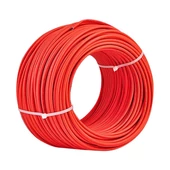V-TAC PV 4mm2 piros kábel, 500 méteres tekercs, napelem installációhoz - SKU 11807
