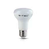Kép 1/7 - V-TAC R63 8.5W E27 meleg fehér LED égő - SKU 21141