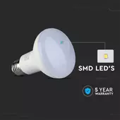 Kép 5/7 - V-TAC R80 11W E27 hideg fehér LED égő - SKU 21137