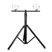 Kép 7/10 - V-TAC reflektor tartó állvány, tripod - fekete - SKU 9546