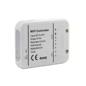 Kép 1/2 - V-TAC RGB + CCT LED szalag WiFi vezérlő 12/24V, max. 20A - SKU 8426