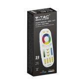Kép 1/6 - V-TAC RGB+CCT 4 zónás rádiófrekvenciás LED szalag érintőgombos távirányító - SKU 2922