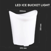 Kép 2/11 - V-TAC RGB színváltós akkus LED jégvödör - SKU 40191