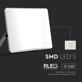 V-TAC RLE 100W LED reflektor, állítható színhőmérséklettel, fekete házzal, tejüveg búra - SKU 23767