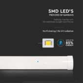 Kép 4/9 - V-TAC Slim LED lámpa 120cm 40W természetes fehér 120 Lm/W - SKU 20351