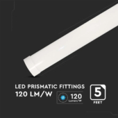 Kép 3/9 - V-TAC Slim LED lámpa 150cm 50W hideg fehér 120 Lm/W - SKU 20355