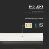 Kép 4/8 - V-TAC Slim LED lámpa 150cm 50W hideg fehér 120 Lm/W - SKU 20355