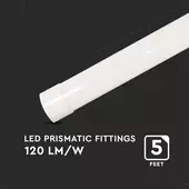 Kép 3/8 - V-TAC Slim LED lámpa 150cm 50W természetes fehér, 120 Lm/W - SKU 8050