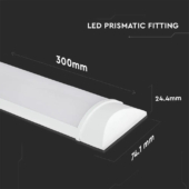 Kép 2/12 - V-TAC Slim LED lámpa 30cm 10W meleg fehér - SKU 659