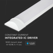 Kép 5/12 - V-TAC Slim LED lámpa 30cm 10W meleg fehér - SKU 659