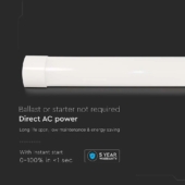 Kép 9/10 - V-TAC Slim LED lámpa 60cm 15W természetes fehér 150lm/W, 30cm kábellel - SKU 20360