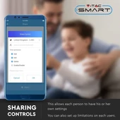 V-TAC Smart - hőmérséklet- és páratartalom szabályzó - SKU 8467