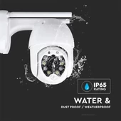 V-TAC Smart kültéri IP65 3MP biztonsági dóm kamera, mikrofonnal - SKU 8988