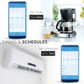 V-TAC Smart - okostelefonnal kapcsolható, WiFi-s, konnektor, dugalj - SKU 8416