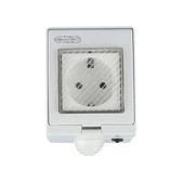 V-TAC Smart - okostelefonnal kapcsolható, WiFi-s, vízálló, fali aljzat - SKU 8414