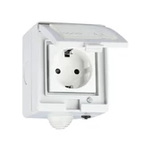V-TAC Smart - okostelefonnal kapcsolható, WiFi-s, vízálló, fali aljzat - SKU 8414