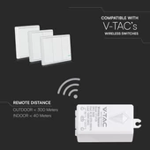 V-TAC Smart - vezérlő vezeték nélküli kapcsolóhoz - SKU 8458