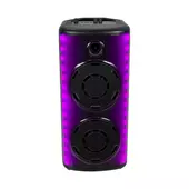 Kép 9/11 - V-TAC Soundor 30W Bluetooth hordozható hangszóró LED világítással, 2x8 inch, mikrofonnal - SKU 7677