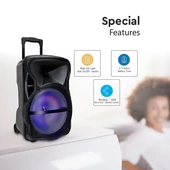 V-TAC Soundor 50W Bluetooth hangszóró LED világítással - SKU 7738