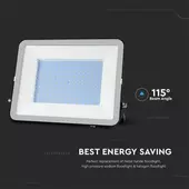 Kép 6/10 - V-TAC SP-széria LED reflektor 300W természetes fehér, fekete ház, 1 méter kábellel - SKU 10031