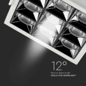 Kép 3/13 - V-TAC süllyeszthető 12° mélysugárzó LED lámpa 36W természetes fehér - SKU 983