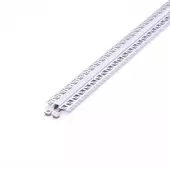 Kép 1/3 - V-TAC alumínium LED szalag, keskeny gipszkarton profil fehér fedlappal 2m - SKU 3360