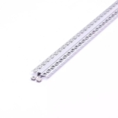 Kép 1/3 - V-TAC süllyeszthető alumínium LED szalag profil fehér fedlappal 2m (keskeny) - SKU 3360