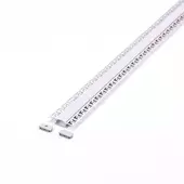 Kép 1/3 - V-TAC alumínium LED szalag, széles gipszkarton profil fehér fedlappal 2m  - SKU 3359