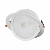 Kép 5/9 - V-TAC süllyeszthető LED SMD mélysugárzó lámpa 10W hideg fehér, 105 Lm/W - SKU 21841