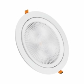 Kép 1/9 - V-TAC süllyeszthető LED SMD mélysugárzó lámpa 10W meleg fehér, 100 Lm/W - SKU 21839
