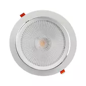 Kép 6/9 - V-TAC süllyeszthető LED SMD mélysugárzó lámpa 10W meleg fehér, 100 Lm/W - SKU 21839