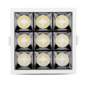 Kép 9/13 - V-TAC süllyeszthető LED SMD mélysugárzó lámpa UGR&lt;19 CRI&gt;90 36W 12° meleg fehér - SKU 984
