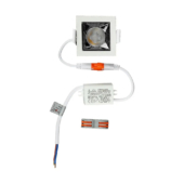 Kép 13/14 - V-TAC süllyeszthető LED SMD mélysugárzó lámpa UGR&lt;19 CRI&gt;90 4W 12° hideg fehér - SKU 970