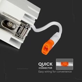 V-TAC süllyeszthető LED SMD mélysugárzó lámpa UGR<19 CRI>90 4W 38° meleg fehér - SKU 987