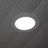 Kép 5/6 - V-TAC süllyeszthető mennyezeti kerek LED panel 12W hideg fehér - SKU 214859