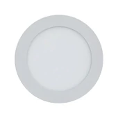V-TAC süllyeszthető mennyezeti kerek LED panel 12W természetes fehér - SKU 4858