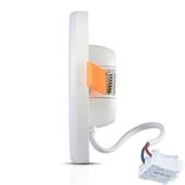 Kép 6/8 - V-TAC süllyeszthető mennyezeti kerek LED panel 18W meleg fehér - SKU 733