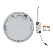 V-TAC süllyeszthető mennyezeti kerek LED panel 18W természetes fehér - SKU 4861