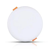 V-TAC süllyeszthető mennyezeti kerek LED panel 24W természetes fehér - SKU 740