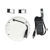 V-TAC süllyeszthető mennyezeti kerek LED panel 6W természetes fehér - SKU 707