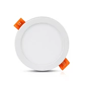 V-TAC süllyeszthető mennyezeti kerek LED panel vékony kerettel 15W hideg fehér - SKU 4936