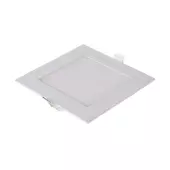 Kép 1/6 - V-TAC süllyeszthető szögletes fémházas LED panel 12W hideg fehér - SKU 214868